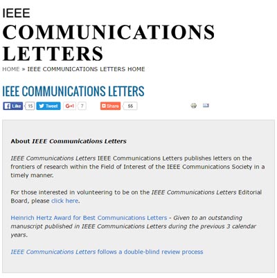 IEEE Communications Letters